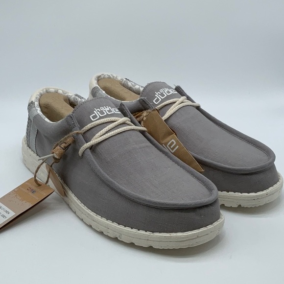 Hey Dude Mens Shoe Wally Linen Cork 